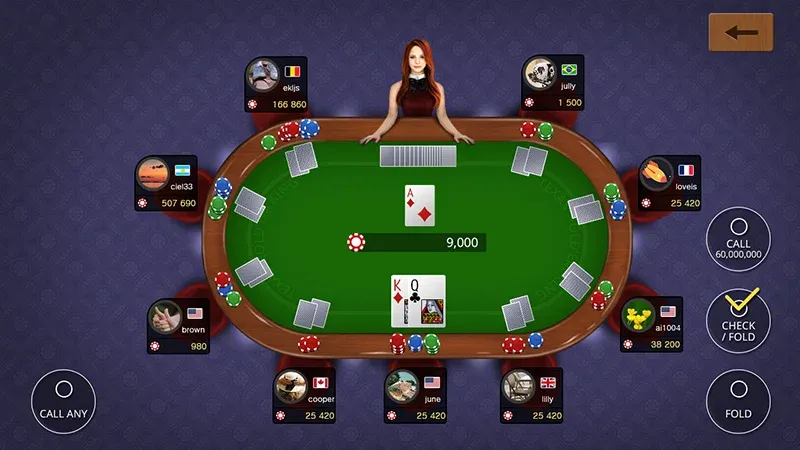 Texas holdem poker king [МОД: Все открыто, Дополнительные деньги и Меню MOD] Screenshot 3