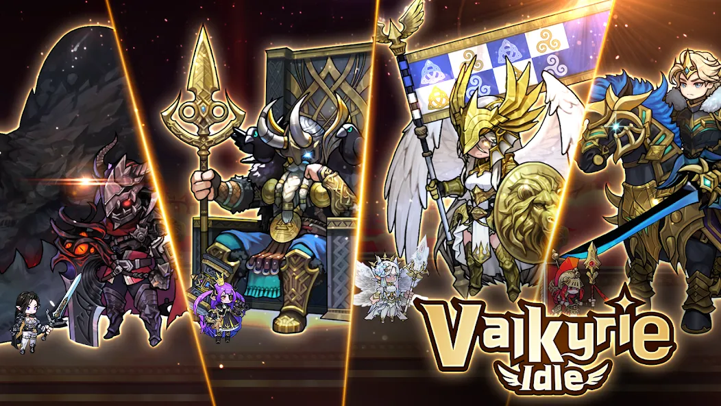 Valkyrie Idle [МОД: Бесконечные деньги, Монеты и Мега MOD] Screenshot 1