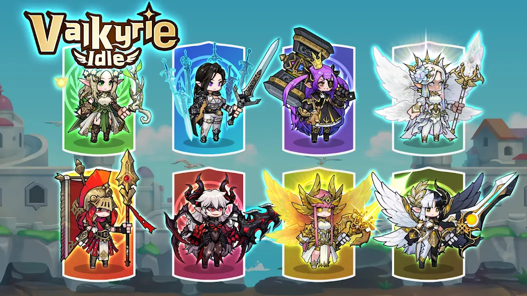 Valkyrie Idle [МОД: Бесконечные деньги, Монеты и Мега MOD] Screenshot 3
