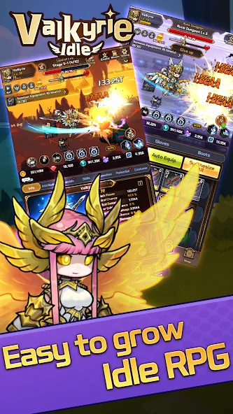 Valkyrie Idle [МОД: Бесконечные деньги, Монеты и Мега MOD] Screenshot 4