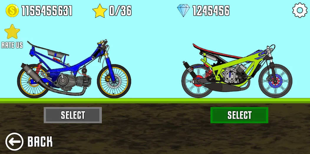 Drag Racing Bike (Драг рейсинг байк) [МОД: Деньги, Монеты и Меню MOD] Screenshot 2