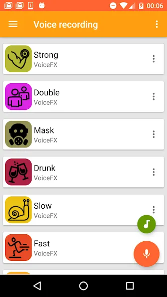 VoiceFX - Voice Changer with v [МОД: Меню, Бесконечные монеты и Открытые уровни] Screenshot 4