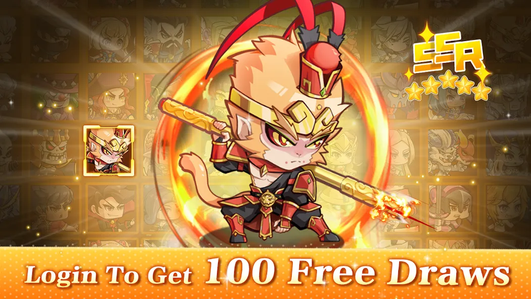 Mythic Summon: Idle RPG (Мифическое Призывание) [МОД: Бесконечные деньги, Монеты и Мега MOD] Screenshot 2