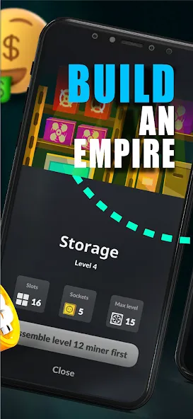 Merge Crypto Miner: Earn Money (Мердж Крипто Майнер) [МОД: Все открыто, Дополнительные деньги и Меню MOD] Screenshot 3