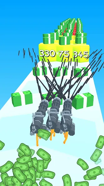 Gun Head Run (Ган Хэд Ран) [МОД: Меню, Бесконечные монеты и Открытые уровни] Screenshot 2