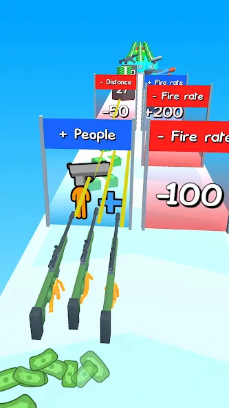 Gun Head Run (Ган Хэд Ран) [МОД: Меню, Бесконечные монеты и Открытые уровни] Screenshot 4