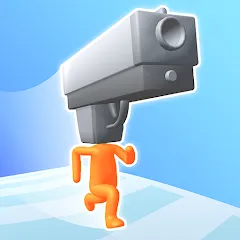Скачать Gun Head Run (Ган Хэд Ран) [МОД: Меню, Бесконечные монеты и Открытые уровни] | Взлом Gun Head Run на Андроид