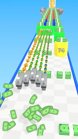 Merge Bullet (Мерж Буллет) [МОД: Бесконечные деньги, Монеты и Мега MOD] Screenshot 4