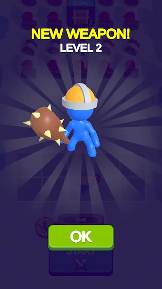 Merge Weapons: Battle Game (Мердж Вепонс) [MOD: Меню/Много денег] - Скриншот 3