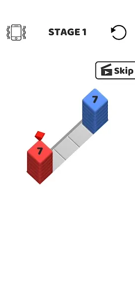 Stack Cube! [МОД: Меню, Бесконечные монеты и Открытые уровни] Screenshot 1