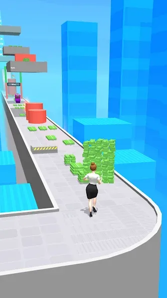 Money Run 3D (Мани Ран 3Д) [МОД: Много монет, Открытые уровни и Мега MOD] Screenshot 3