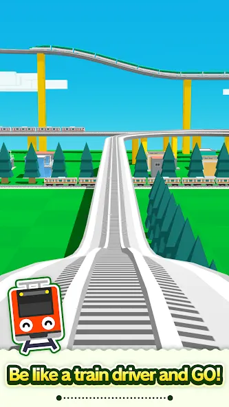 Train Go - Railway Simulator (Трэйн Го) [МОД: Меню, Бесконечные монеты и Открытые уровни] Screenshot 2