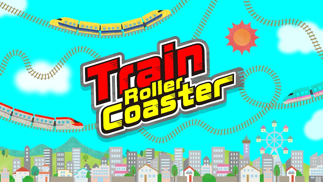 Train Roller Coaster (Трейн Роллеркостер) [МОД: Много монет, Открытые уровни и Мега MOD] Screenshot 1