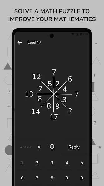 Math Puzzle & Brain Riddles [МОД: Много монет, Открытые уровни и Мега MOD] Screenshot 3