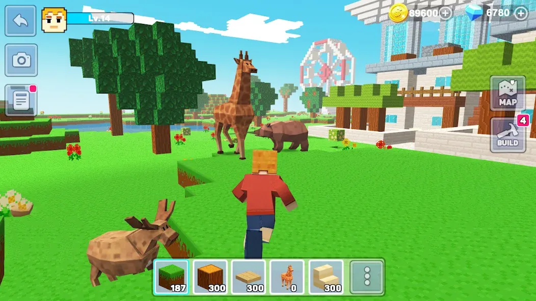 MiniCraft: Blocky Craft 2024 (МиниКрафт) [МОД: Меню, Бесконечные монеты и Открытые уровни] Screenshot 3