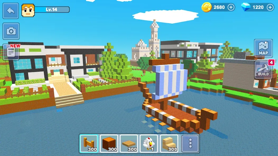 MiniCraft: Blocky Craft 2024 (МиниКрафт) [МОД: Меню, Бесконечные монеты и Открытые уровни] Screenshot 4