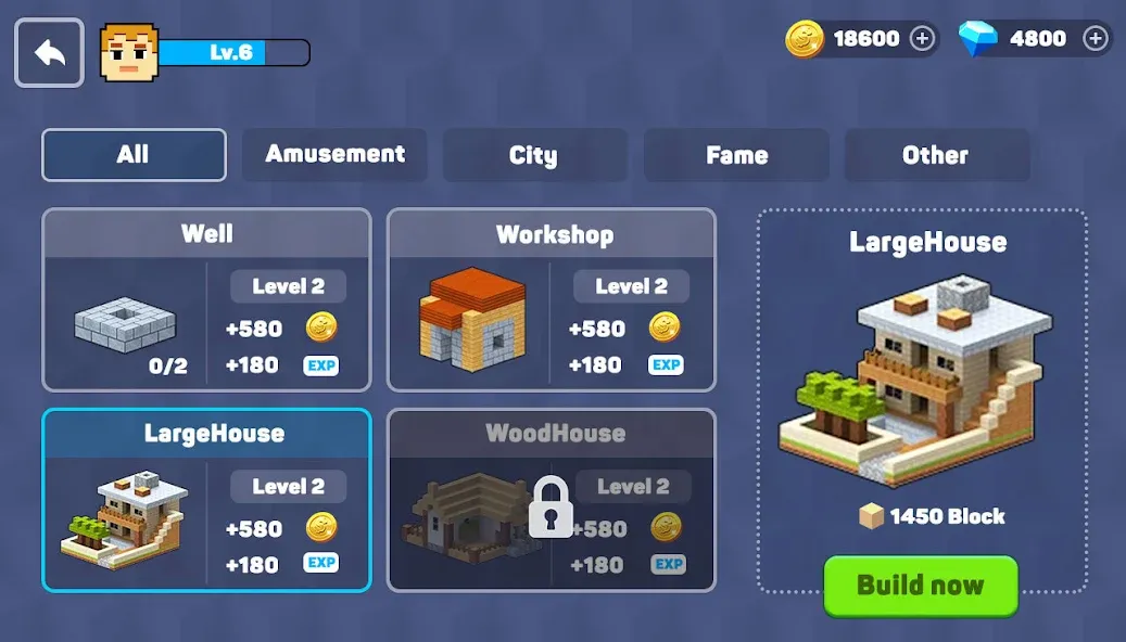 MiniCraft: Blocky Craft 2024 (МиниКрафт) [МОД: Меню, Бесконечные монеты и Открытые уровни] Screenshot 5