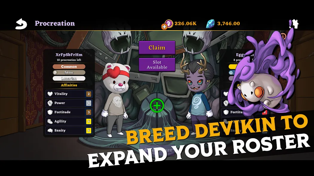 Devikins: Epic NFT/Crypto Game (Девикинс) [МОД: Много монет, Открытые уровни и Мега MOD] Screenshot 4