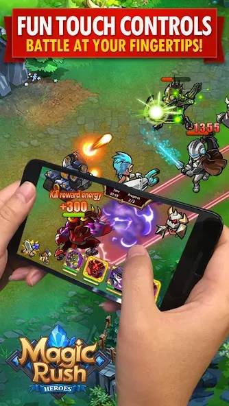 Magic Rush: Heroes (Меджик Раш) [МОД: Деньги, Монеты и Меню MOD] Screenshot 1