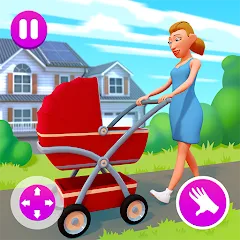 Скачать Mother Simulator: Family life [МОД: Много денег, Монет и Все открыто] | Взлом Mother Simulator: Family life на Андроид
