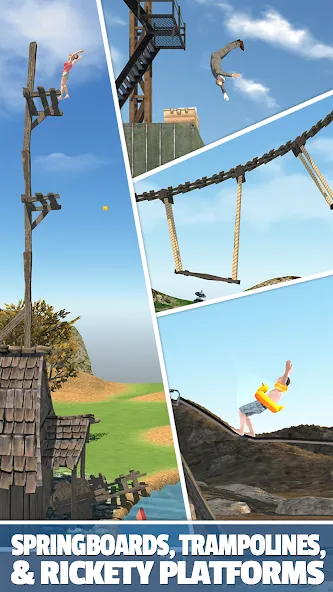 Flip Diving (Флип дайвинг) [МОД: Деньги, Монеты и Меню MOD] Screenshot 3