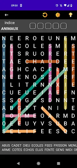Mots Mêlés Français [МОД: Бесконечные деньги, Монеты и Мега MOD] Screenshot 3