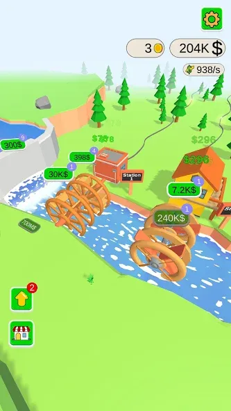 Water Power (Уотер Пауэр) [МОД: Бесконечные деньги, Монеты и Мега MOD] Screenshot 3