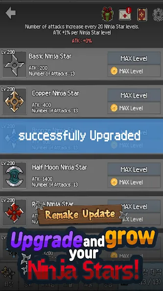 Merge Ninja Star (Мрж Ниндзя Стар) [МОД: Все открыто, Дополнительные деньги и Меню MOD] Screenshot 4