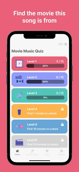 Movie Music Quiz - Blindtest (Муви Мьюзик Квиз) [МОД: Деньги, Монеты и Меню MOD] Screenshot 1