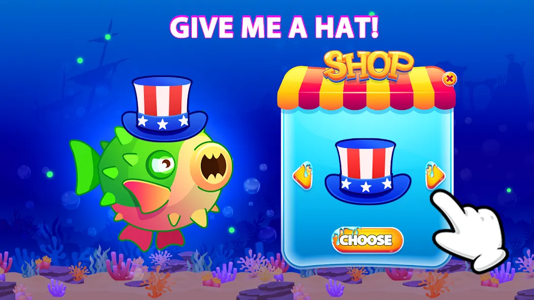 Eat Fish.IO : Fish Battle [МОД: Много денег, Монет и Все открыто] Screenshot 4