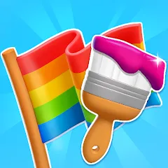 Скачать Flag Painters (Флаг Пэйнтерс) [МОД: Все открыто, Дополнительные деньги и Меню MOD] | Взлом Flag Painters на Андроид