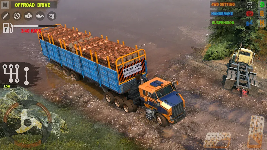 Offroad Mudrunner Games 3D [МОД: Все открыто, Дополнительные деньги и Меню MOD] Screenshot 3