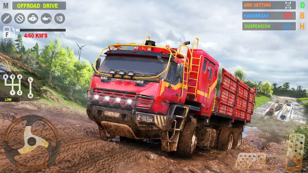 Offroad Mudrunner Games 3D [МОД: Все открыто, Дополнительные деньги и Меню MOD] Screenshot 4