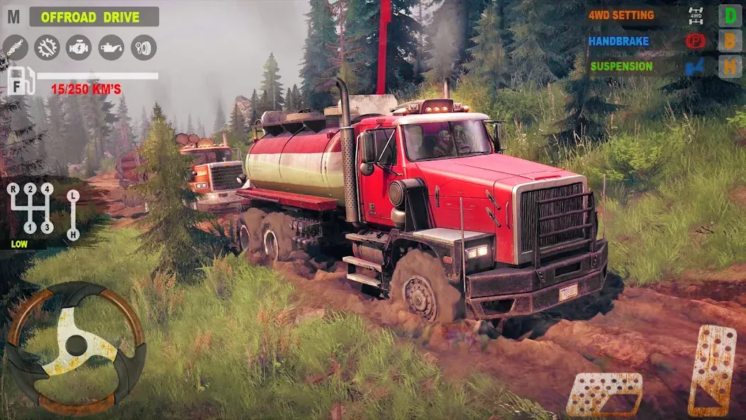 Offroad Mudrunner Games 3D [МОД: Все открыто, Дополнительные деньги и Меню MOD] Screenshot 5