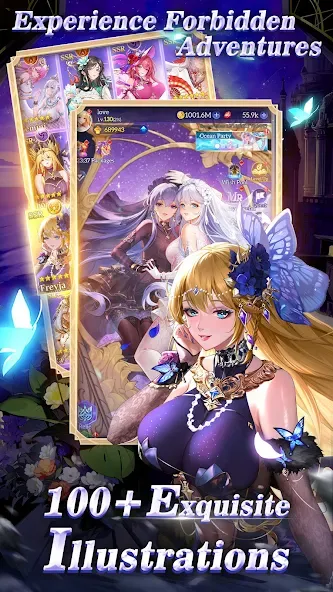 Idle Angels: Goddess' Warfare (Айдл Энджелс) [МОД: Деньги, Монеты и Меню MOD] Screenshot 2
