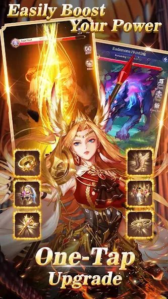 Idle Angels: Goddess' Warfare (Айдл Энджелс) [МОД: Деньги, Монеты и Меню MOD] Screenshot 3