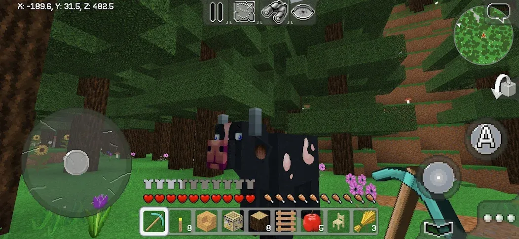 MultiCraft — Build and Mine! [МОД: Все открыто, Дополнительные деньги и Меню MOD] Screenshot 3