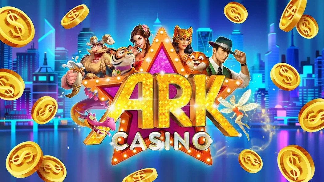 ARK Casino - Vegas Slots Game (АРК Казино) [МОД: Много денег, Монет и Все открыто] Screenshot 1