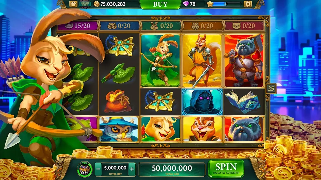ARK Casino - Vegas Slots Game (АРК Казино) [МОД: Много денег, Монет и Все открыто] Screenshot 2