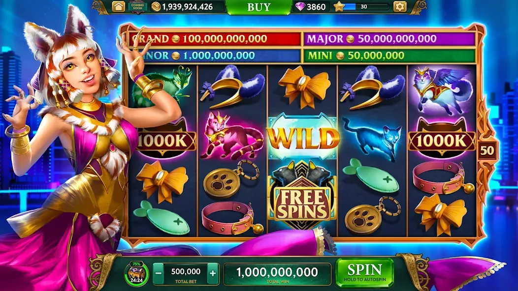ARK Casino - Vegas Slots Game (АРК Казино) [МОД: Много денег, Монет и Все открыто] Screenshot 4