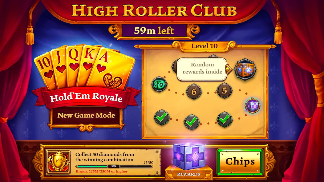 Texas Holdem - Scatter Poker (Тексас Холдем) [МОД: Много монет, Открытые уровни и Мега MOD] Screenshot 2
