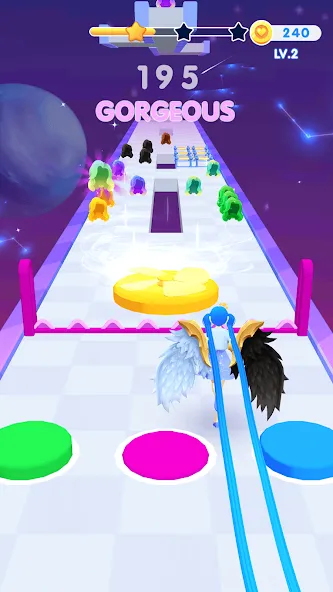 Dancing Hair (Дансинг Хэр) [МОД: Бесконечные деньги, Монеты и Мега MOD] Screenshot 4