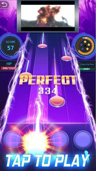 Tap Tap Music-Pop Songs [МОД: Бесконечные деньги, Монеты и Мега MOD] Screenshot 2