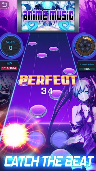 Tap Tap Music-Pop Songs [МОД: Бесконечные деньги, Монеты и Мега MOD] Screenshot 3