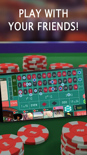 Roulette Royale - Grand Casino (Рулетка Рояль) [МОД: Меню, Бесконечные монеты и Открытые уровни] Screenshot 1