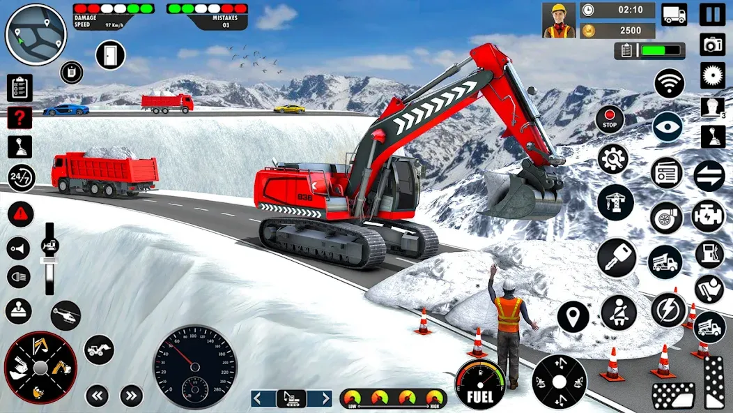 Excavator Simulator Crane Game (Экскаватор Симулятор Кран Игра) [МОД: Много монет, Открытые уровни и Мега MOD] Screenshot 2