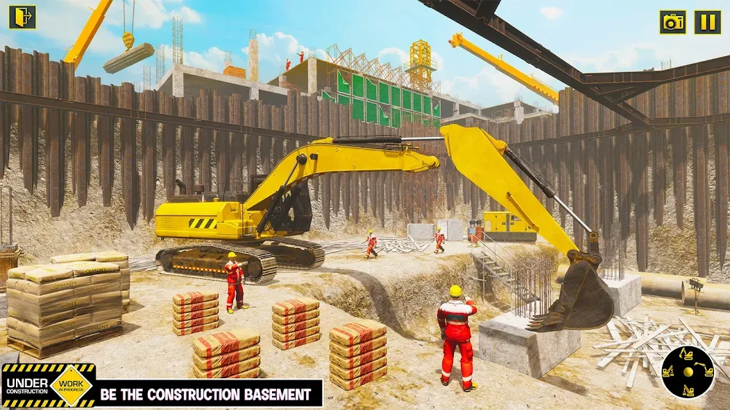 Excavator Simulator Crane Game (Экскаватор Симулятор Кран Игра) [МОД: Много монет, Открытые уровни и Мега MOD] Screenshot 3