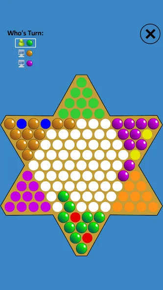 Chinese Checkers Touch (Китайские шашки Тач) [МОД: Деньги, Монеты и Меню MOD] Screenshot 2