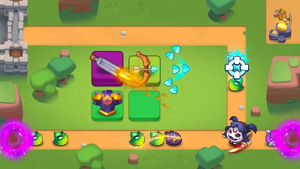 Rush Royale: Tower Defense TD (Раш Рояль) [МОД: Деньги, Монеты и Меню MOD] Screenshot 4