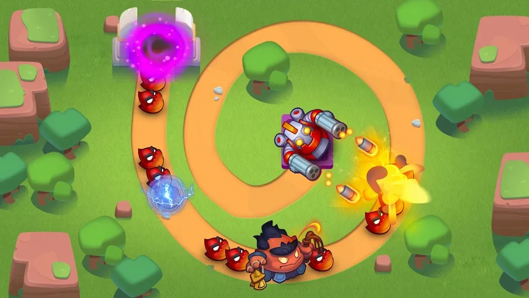 Rush Royale: Tower Defense TD (Раш Рояль) [МОД: Деньги, Монеты и Меню MOD] Screenshot 5